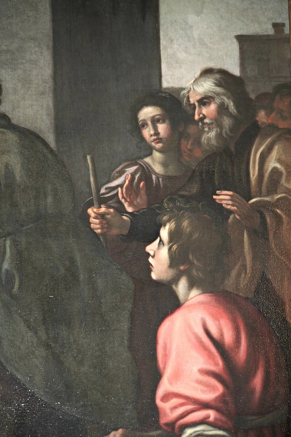 Sant'Andrea Corsini distribuisce il pane ai poveri - chiesa dei Santi Quirico e Giulitta